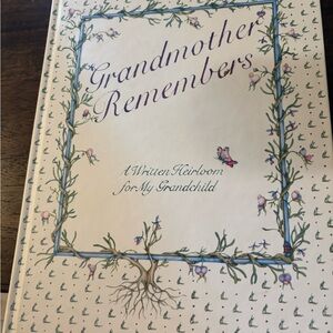 Grandmother Remembers Memory Book